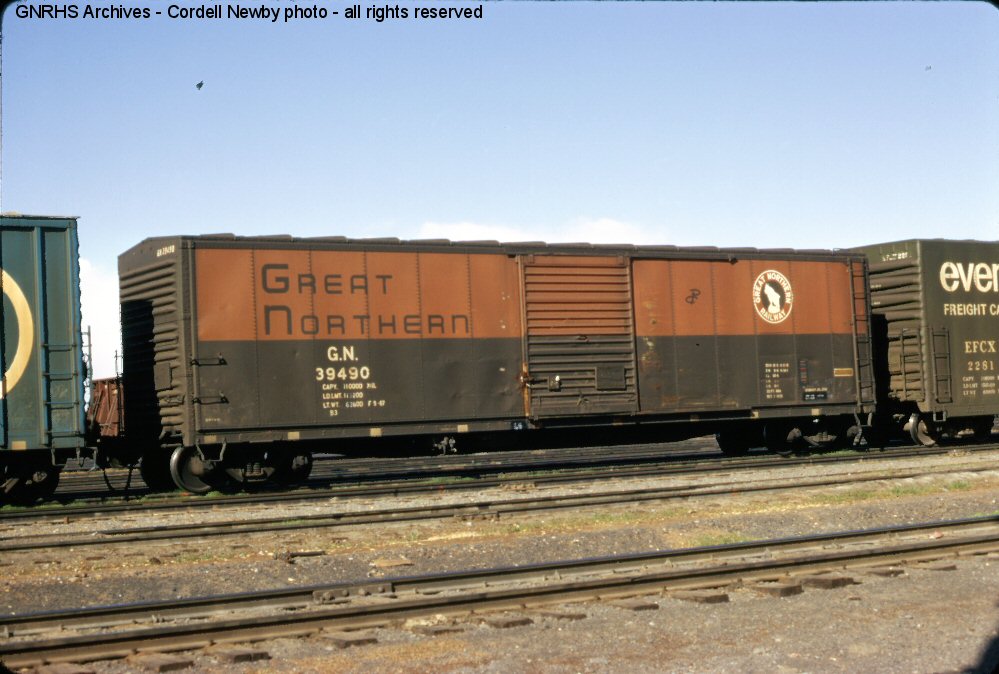 great northern railroad box cars